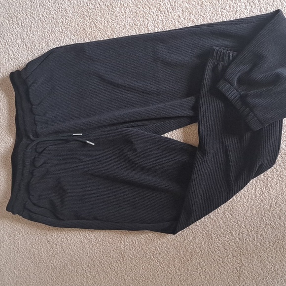 LARGE.    HALARA MIDRISE CORDUROY DRAWSTRING JOGGER - Picture 4 of 9